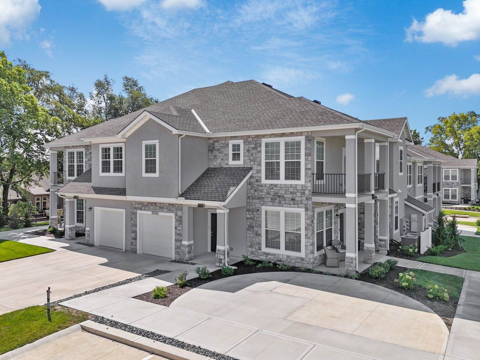 Exterior of a multifamily residential building